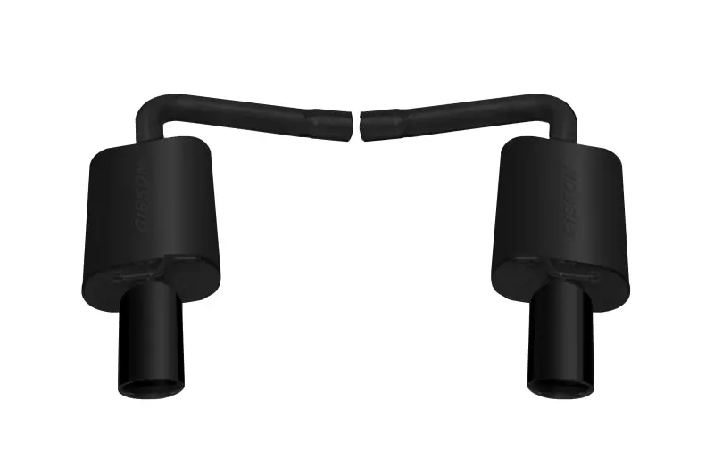 Gibson 11-18 Jeep Grand Cherokee Laredo 3.6L 2.25In Axle-Back Dual Exhaust - Black Elite 1