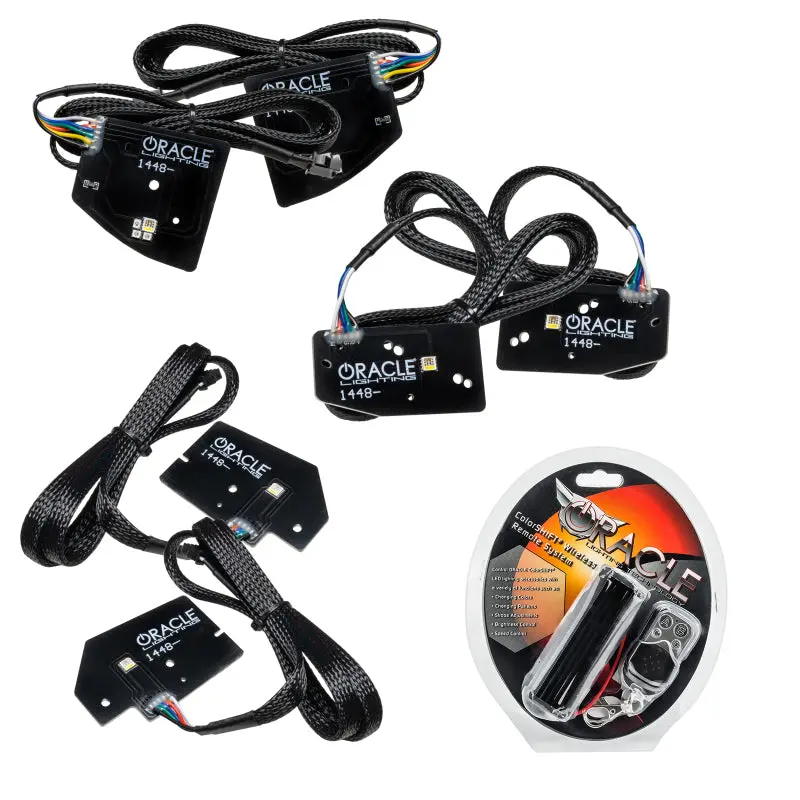 Oracle 19-21 Ram 1500 Projector Led Headlight Drl Kit - Rgbw+A W/ Rf Controller 1