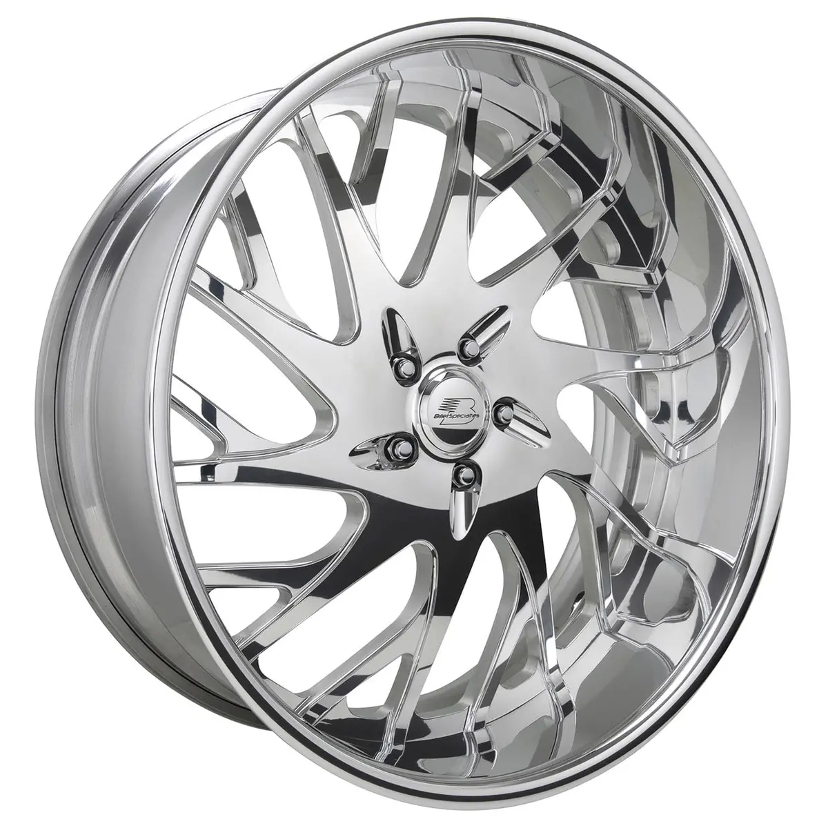 Billet Specialties Blvd Series Polished Custom Wheel - 49Mm Center Bore, Dt49285 1