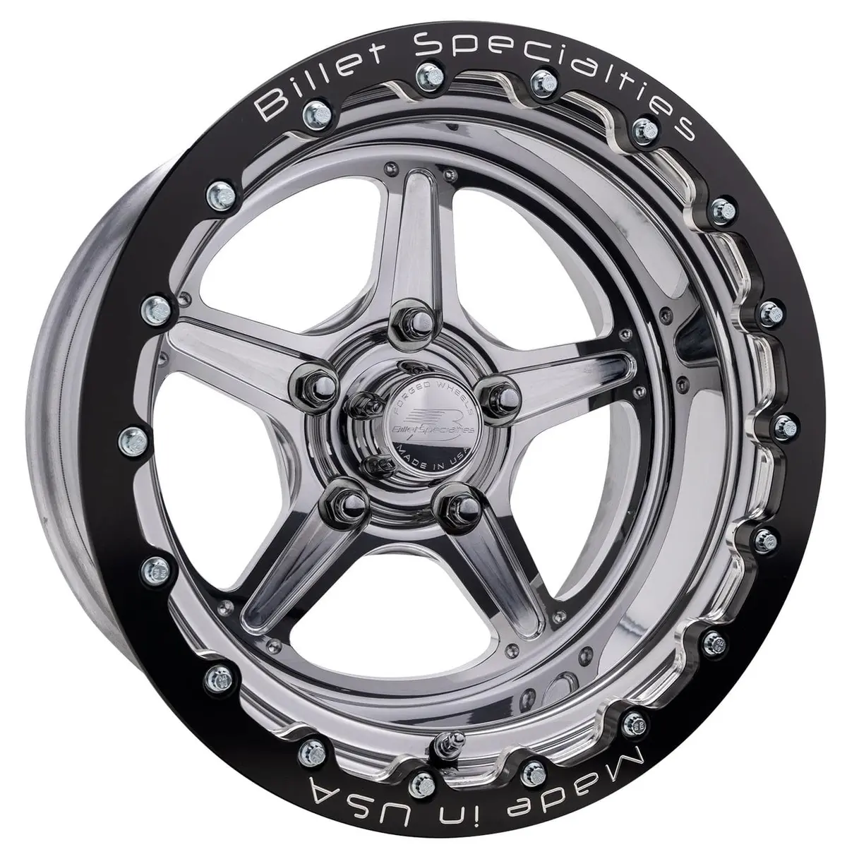 Billet Specialties Street Lite Single Beadlock Wheel - Polished Finish, Rsb23512L6545 1