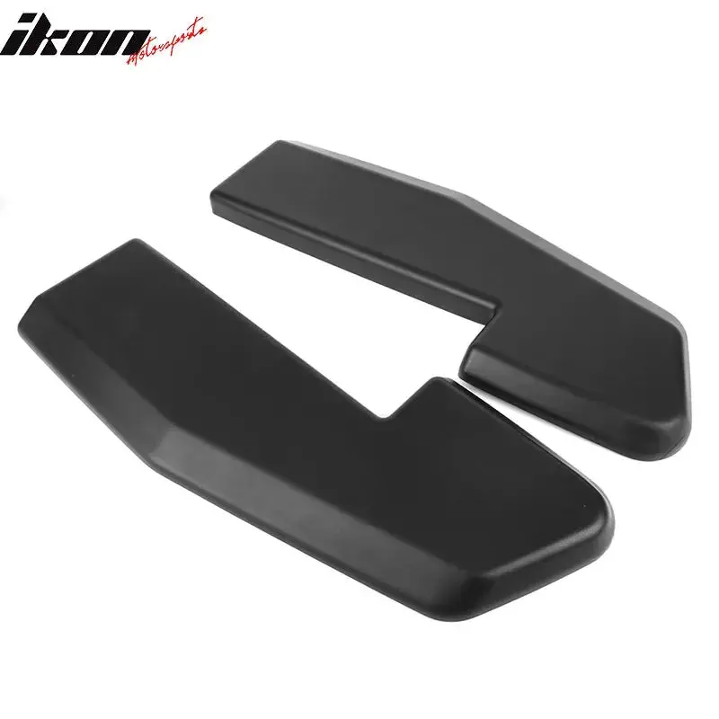 2015-2017 Ford Mustang V1 Matte Black Rear Bumper Lip W/8 Screws Pp 2