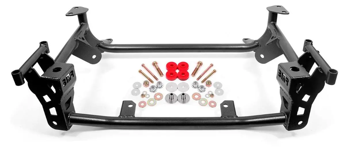 Bmr Lightweight K-Member; Street/Strip Version; Black Hammertone Bmr-Km761h 1