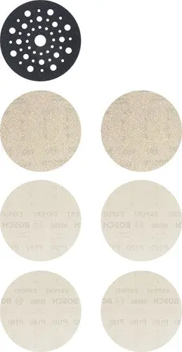 Bosch Accessoires Expert M480 Schuurnetset 125 Mm 7-Delig - 1 Stuk(S) - 2608901202 1