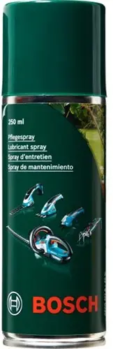 Bosch Accessoires Verzorgingsspray Spuitbus 250 Ml Voor Heggenschaar, Grasmaaier Etc. - 1609200399 1
