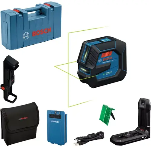 Bosch Blauw Gll 20-22 G Lijnlaser | 1 X Accu Ba 3.7V Li-Ion 3.0Ah Xl | In Koffer - 0601065602 1