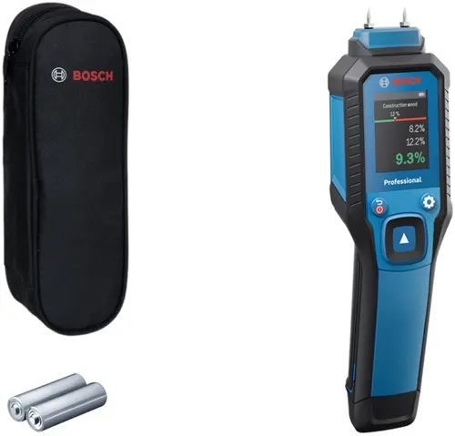 Bosch Blauw Gmp 1-13 Materiaalvochtmeter | 2 Batterij 1,5V Lr6 (Aa) + Opbergetui - 0601078000 1