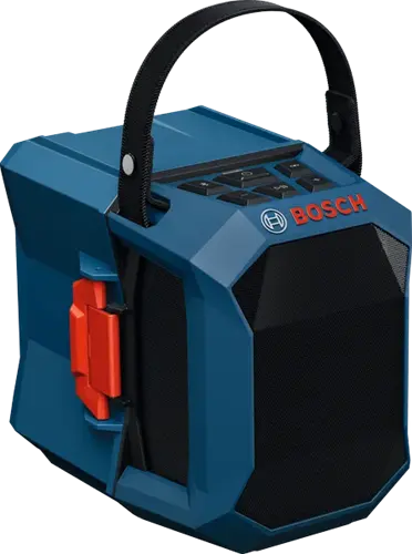 Bosch Blauw Gpb 18V-1 C Accu-Speaker | Incl. Draaggreep En Accudeksel | Zonder Accu En Lader - 06014A7001 1