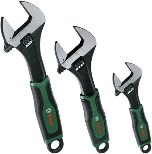 Bosch Groen Verstelbare Sleutelset | 3-Delig (6 8 10 ) - 1600A039hr 1