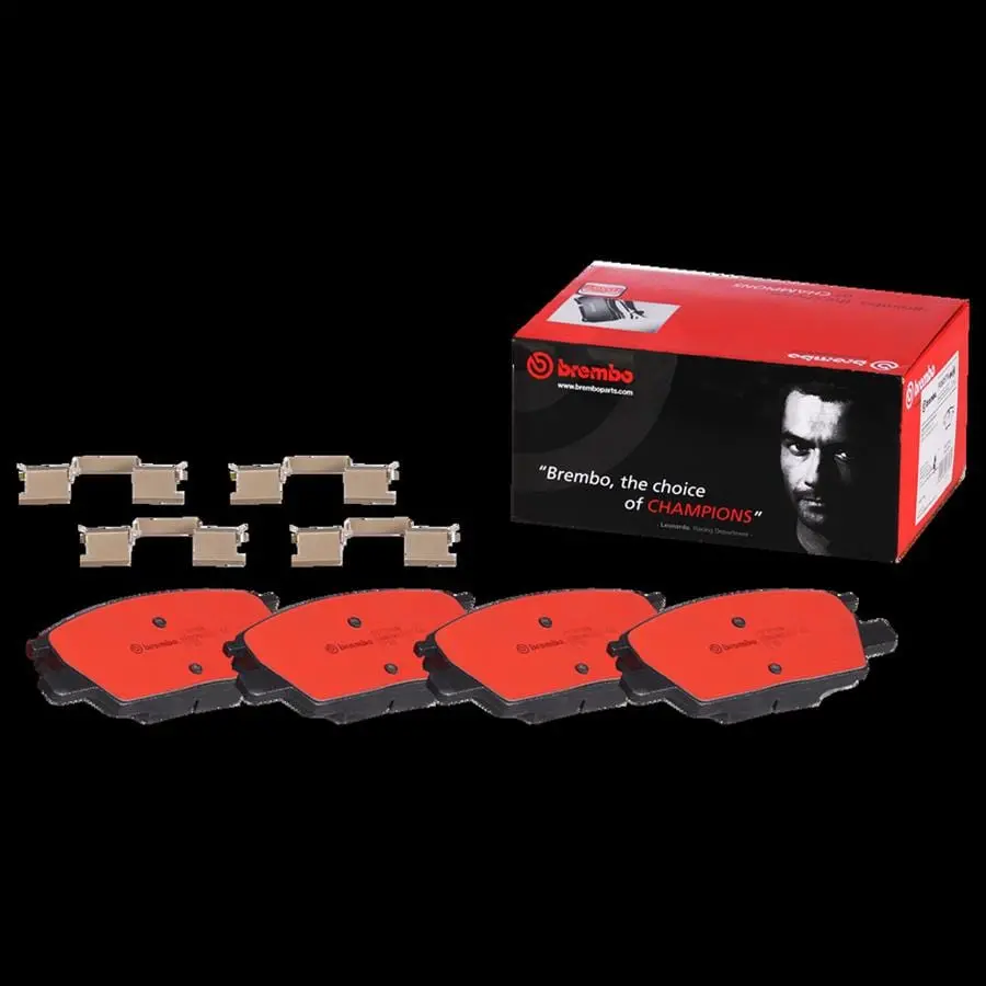 Brembo Nao Ceramic Brake Pads - Quiet, Low-Dust, High-Performance, Part P07016N 1