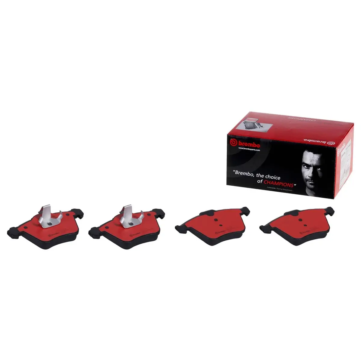 Brembo Nao Ceramic Brake Pad Set – Quiet, Low-Dust, Oe+ Performance (P24077N) 1