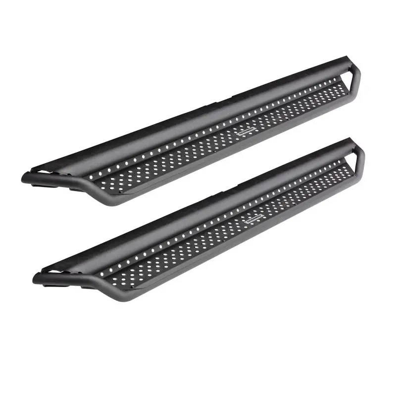 Go Rhino Dominator Extreme D1 Side Steps - Tex Blk - 80In 1