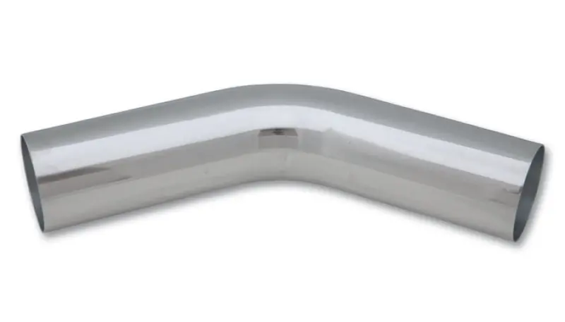 Vibrant 2.25In O.D. Universal Aluminum Tubing (45 Degree Bend) - Polished 2
