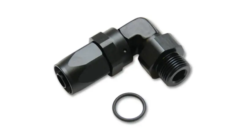 Vibrant Male -8An 90 Degree Hose End Fitting - 7/8-14 Thread (10) 1