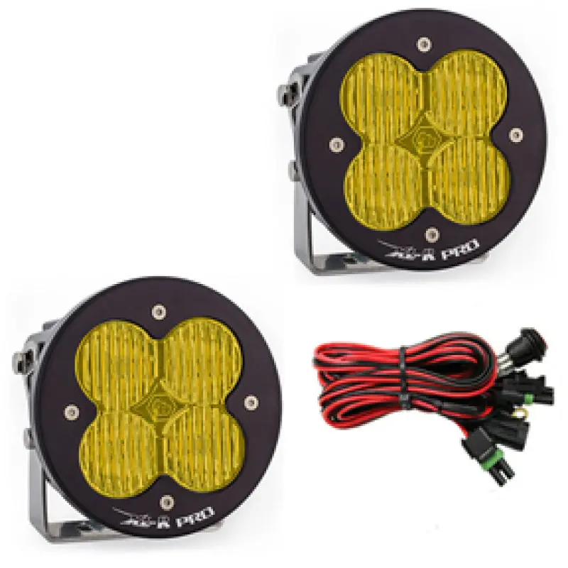 Baja Designs Xl R Pro Series Wide Cornering Pattern Led Light Pods - Amber 1