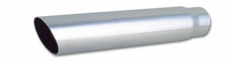 Vibrant 3In Round Ss Truck/Suv Exhaust Tip (Single Wall Angle Cut) - 2.5In Inlet 18In Long 2