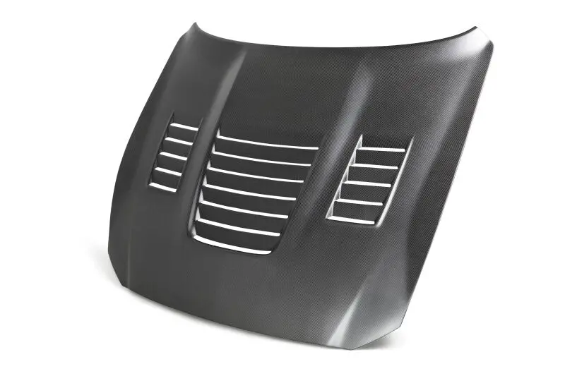 Anderson Composites 15-19 Ford Mustang Shelby Gt350 Type-Cr Double Sided Carbon Fiber Hood 1