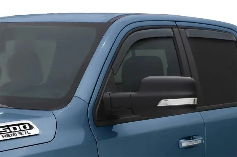 Avs 2019-2023 Ram Quad Cab Ventvisor In-Channel Front & Rear Window Deflectors 4Pc - Smoke 1
