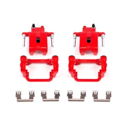 Powerstop 05-19 Chrysler 300 Rear Red Calipers W/Brackets - Pair 1