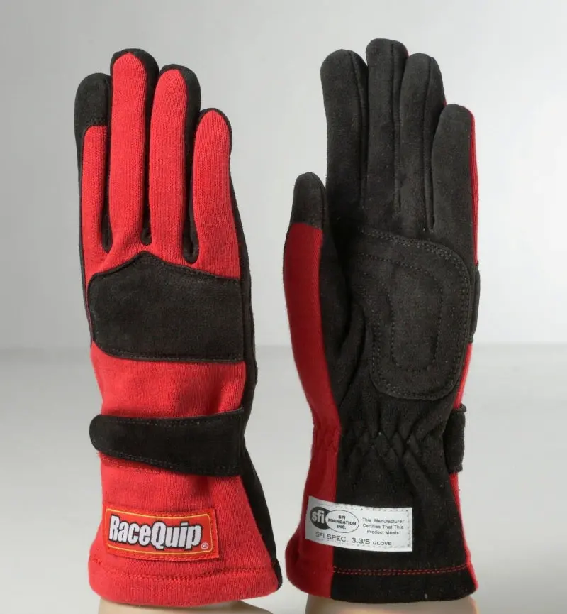 Racequip Red 2-Layer Sfi-5 Glove - Small 1