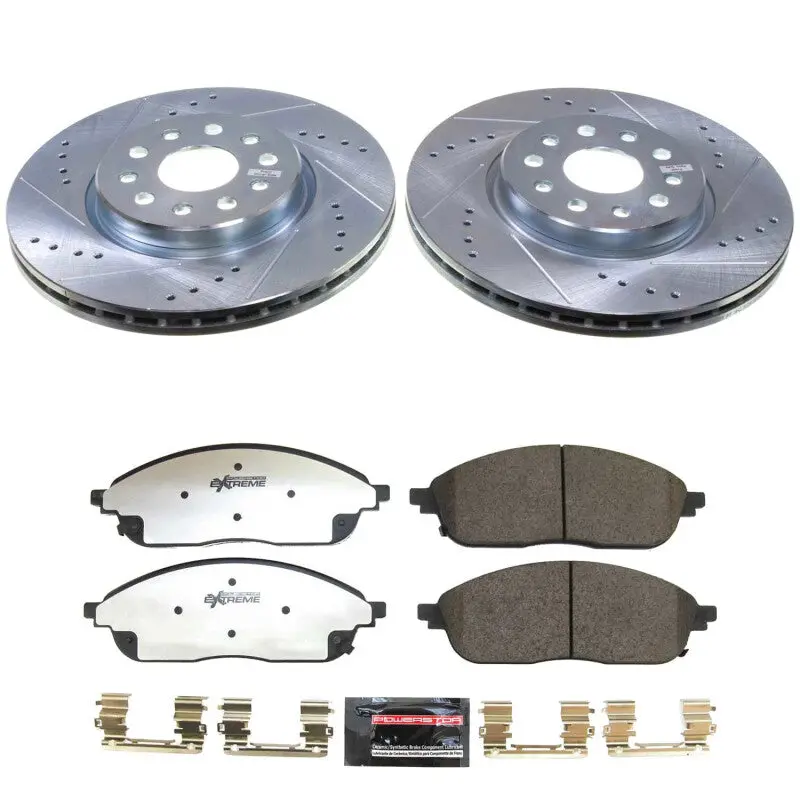 Power Stop 22-24 Jeep Grand Cherokee Front Z36 Truck & Tow Brake Kit 1