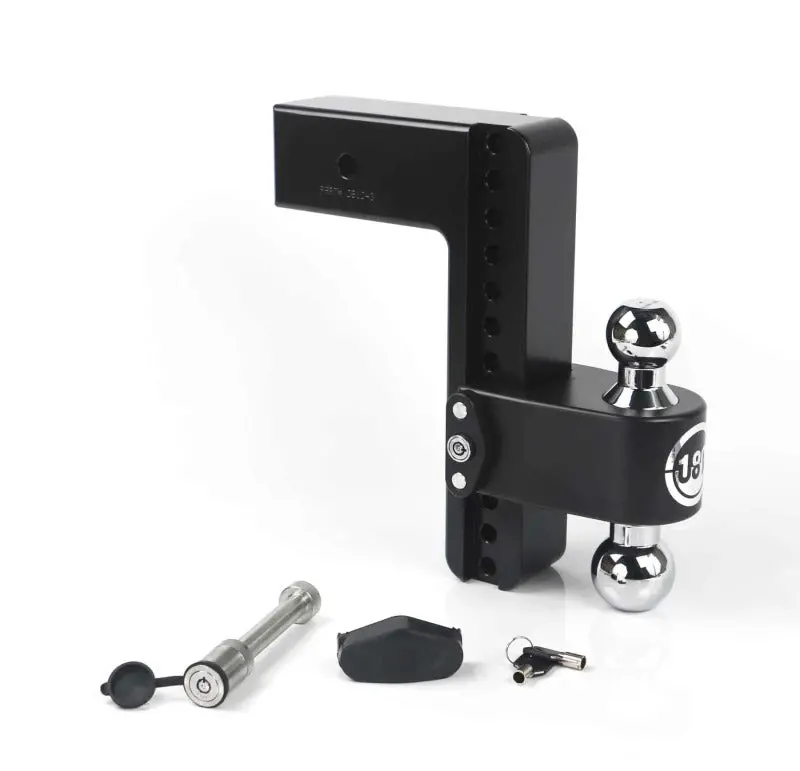 Weigh Safe 180 Hitch 10In Drop Hitch & 3In Shank (10K/21K Gtwr) W/Ws05 - Black Cerakote 1