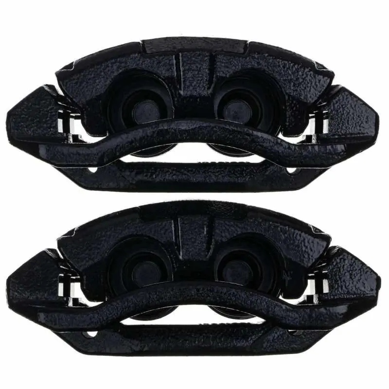 Power Stop 11-18 Ram 1500 Front Black Calipers - Pair (W/Bracket) 2