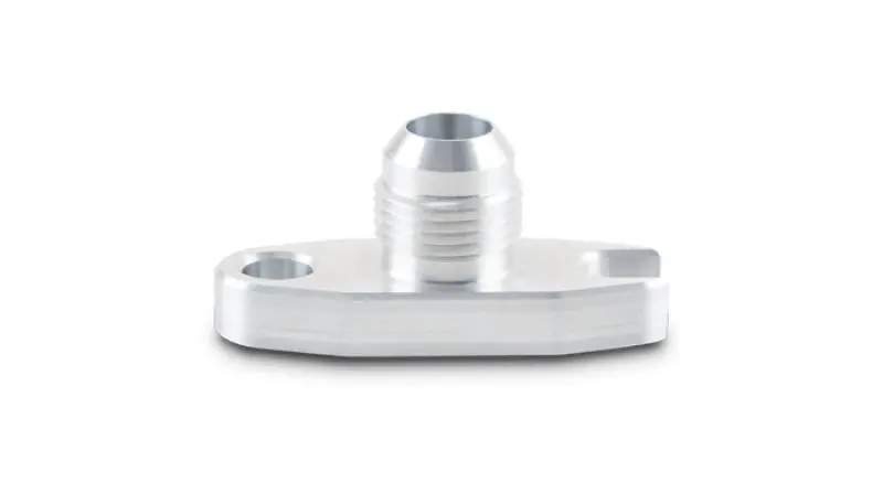Vibrant 2.00In Bolt Hole -10An Male Flare Aluminum Oil Drain Flange W/Crowfoot 1