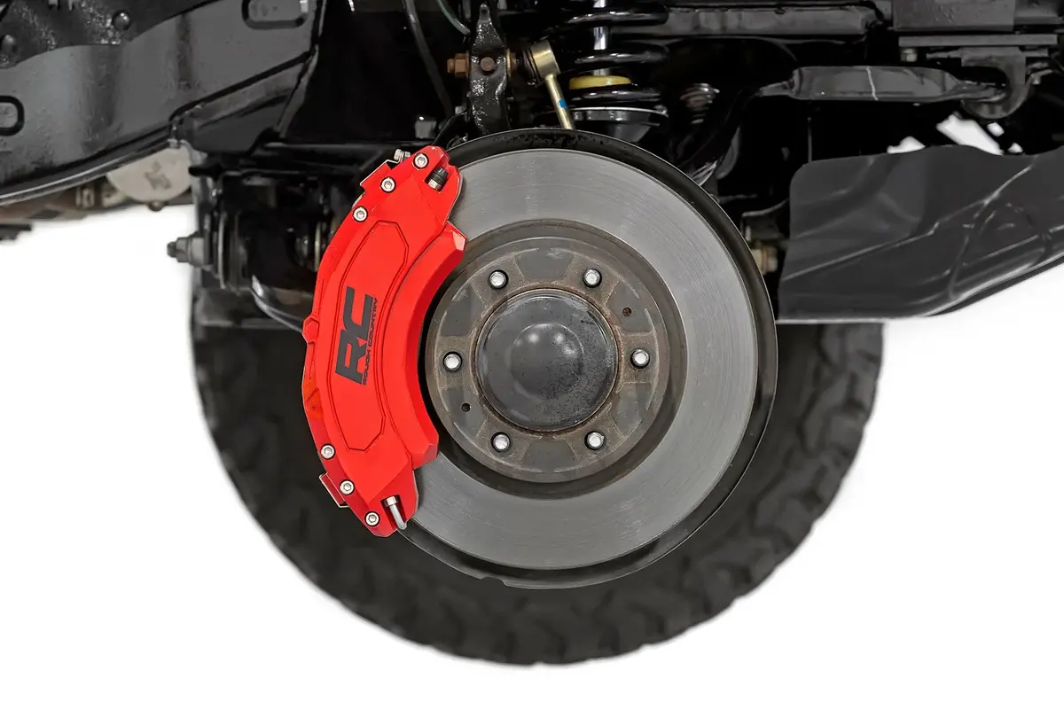 Rough Country Caliper Covers Front And Rear | Red | Ram 1500 2Wd/4Wd (2019-2025) 1