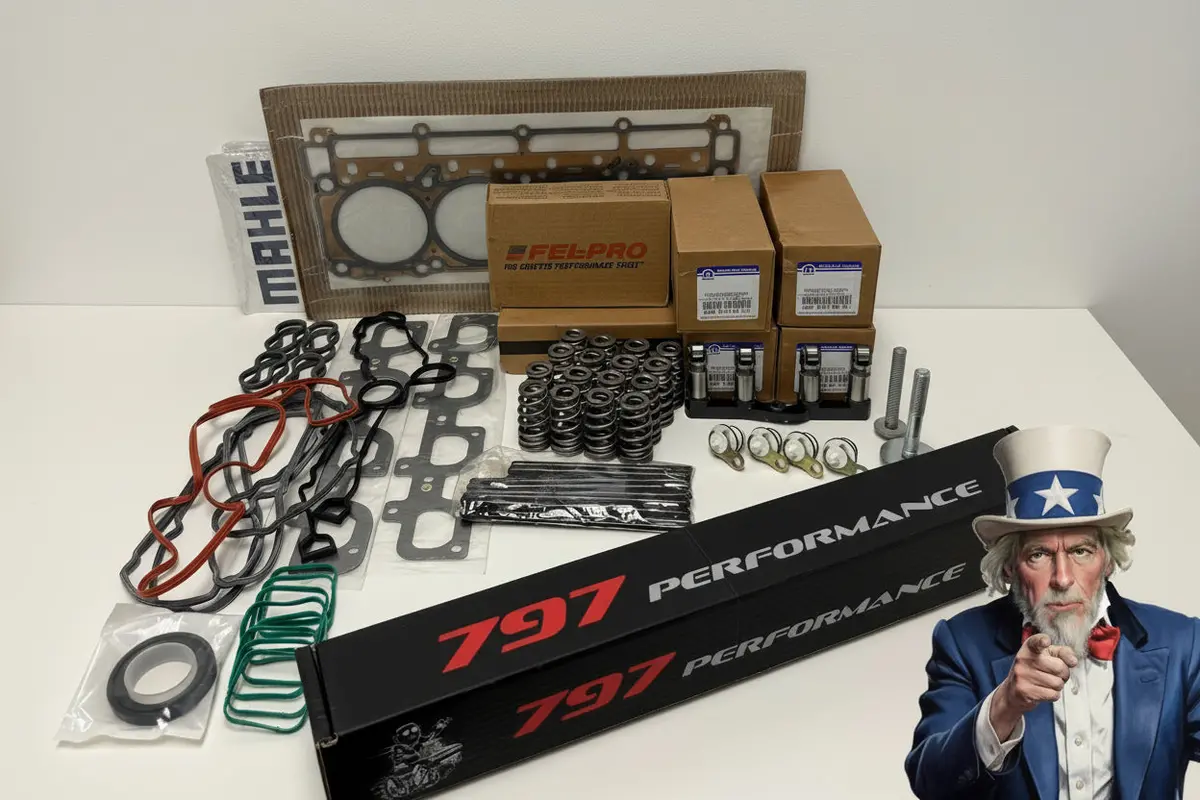 797 Performance 2009-2023 5.7 Vvt Na Hemi Car Complete Camshaft Kit With Mds Delete & Gaskets (Also Jeep / Durango) 3