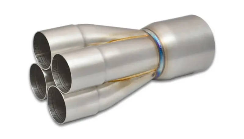 Vibrant 4-1 Ss Merge Collectors (2In Inlet Slipover Id 3In Merge Outlet Od) - Sold Individually 2
