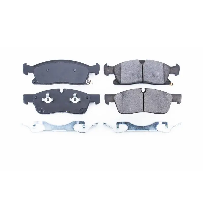 Power Stop 2017 Dodge Durango Front Z17 Evolution Ceramic Brake Pads W/Hardware 1