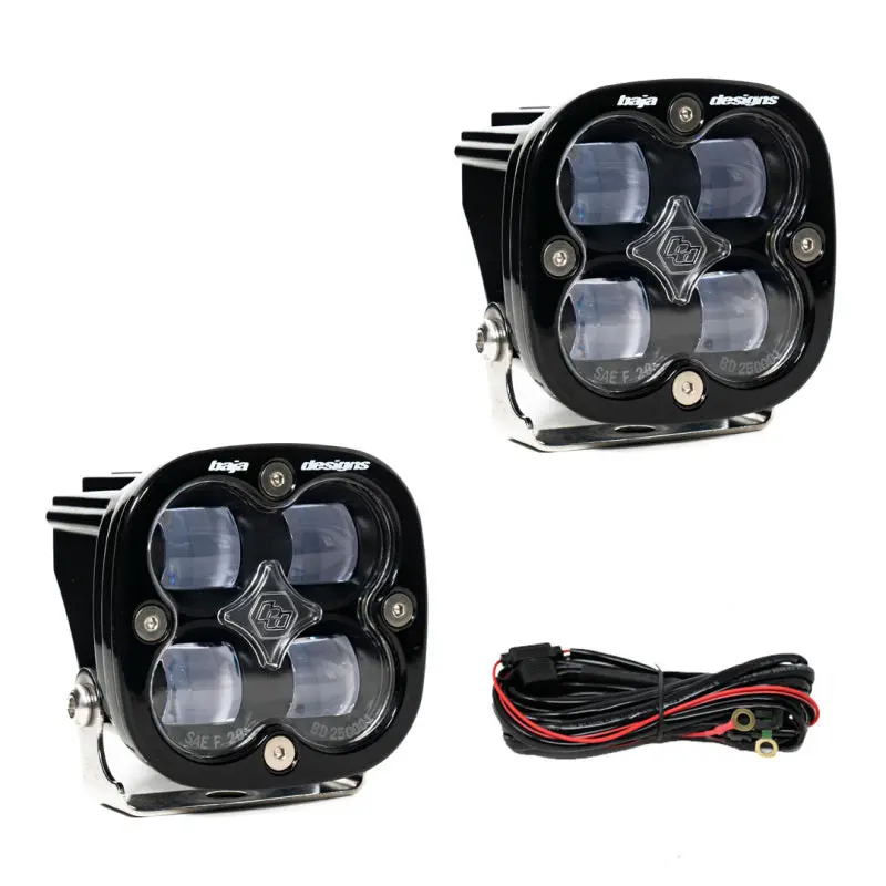 Baja Designs Squadron Sae Led Auxiliary Light Pod Pair - Clear 1