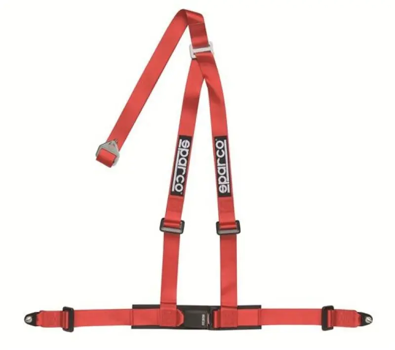 Sparco Belt 2In Red 3Pt Bolt-In 1