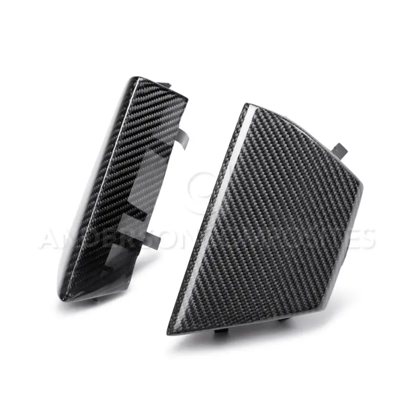 Anderson Composites 15-20 Ford Mustang Shelby Gt350 Carbon Fiber Front Upper Grille Inserts 2