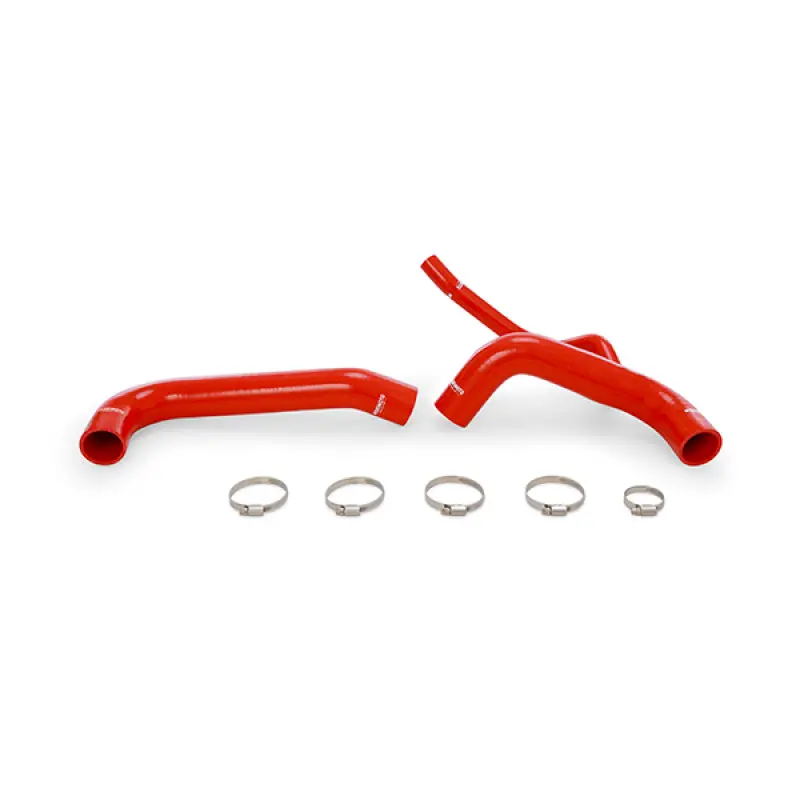 Mishimoto 2015+ Dodge Challenger / Charger Srt Hellcat Silicone Radiator Hose Kit - Red 2