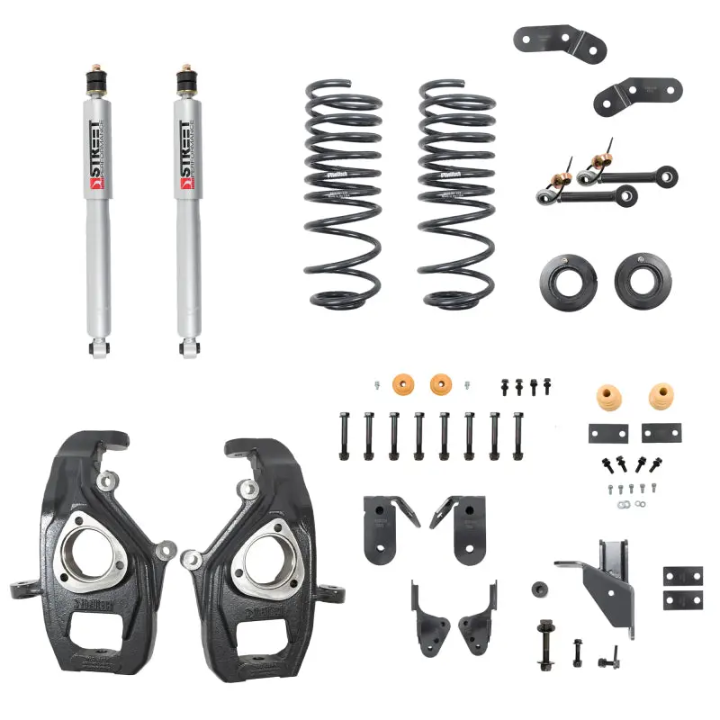 Belltech Lowering Kit 2019+ Ram 1500 2Wd/4Wd -2In F / 3-4In R 1
