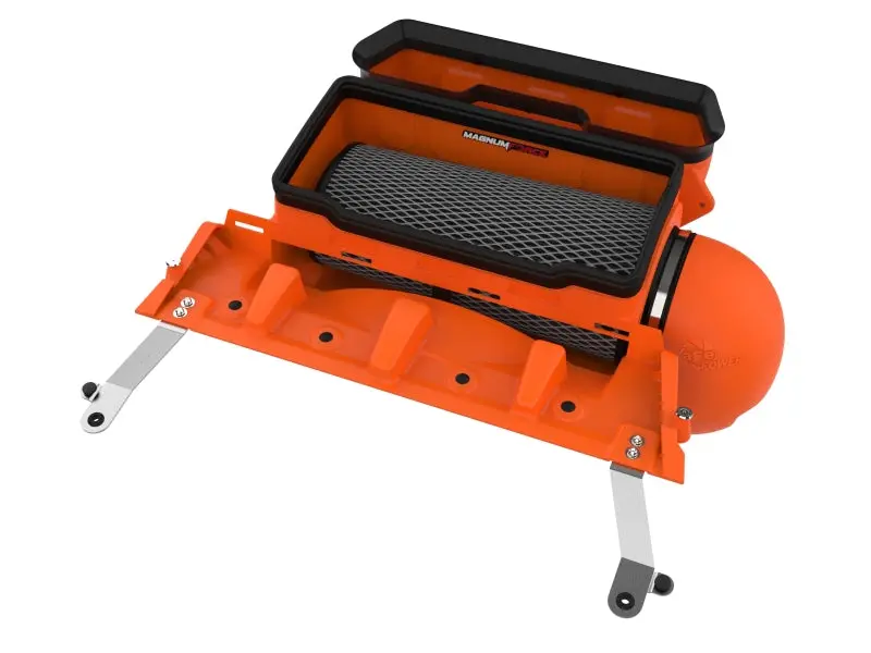 Afe 21-24 Ram 1500 Trx V8-6.2L Sc Magnum Force Stage2 Orange Edition Cold Air Intake System W/Pro 5R 1