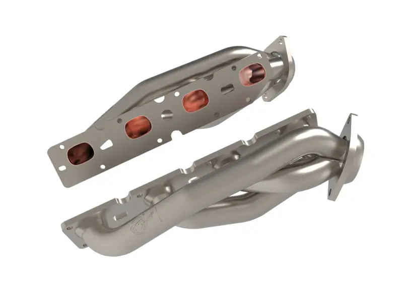 Afe Twisted Steel 11-21 Jeep Grand Cherokee (Wk2) 5.7L V8 Headers - Titanium (Ceramic Coated) 1