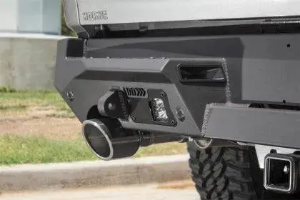 Addictive Desert Designs 2019-2023 Ram 1500 Hammer Stealth Fighter Rear Bumper W/ 6 Sensor Cutouts 1