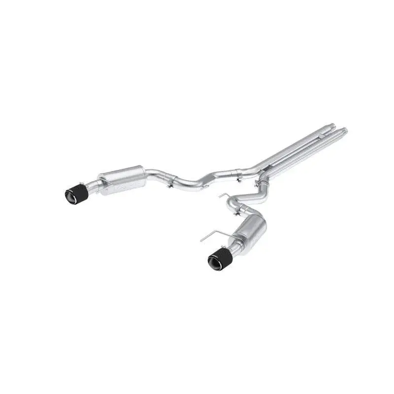 Mbrp 2024+ Ford Mustang Gt S650, 5.0L 3Incat-Back Dual Split Rear With Carbon Fiber Tips (Street) 1