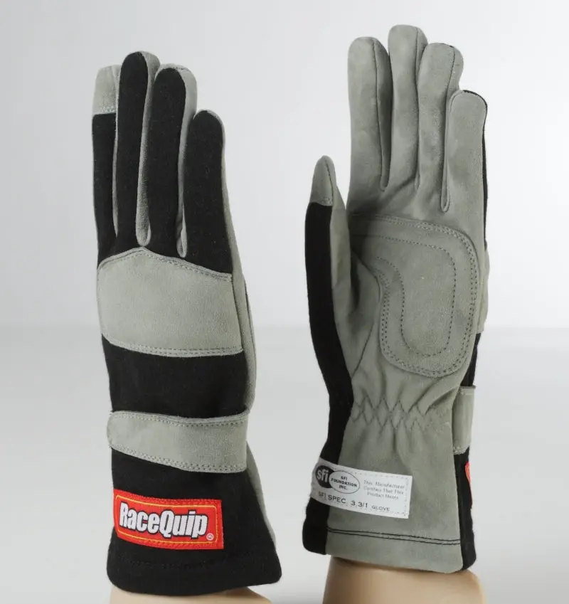 Racequip Black 1-Layer Sfi-1 Glove - Medium 1
