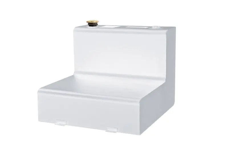 Deezee Universal Tanks - L-Shape White Steel (55 Gal) 1