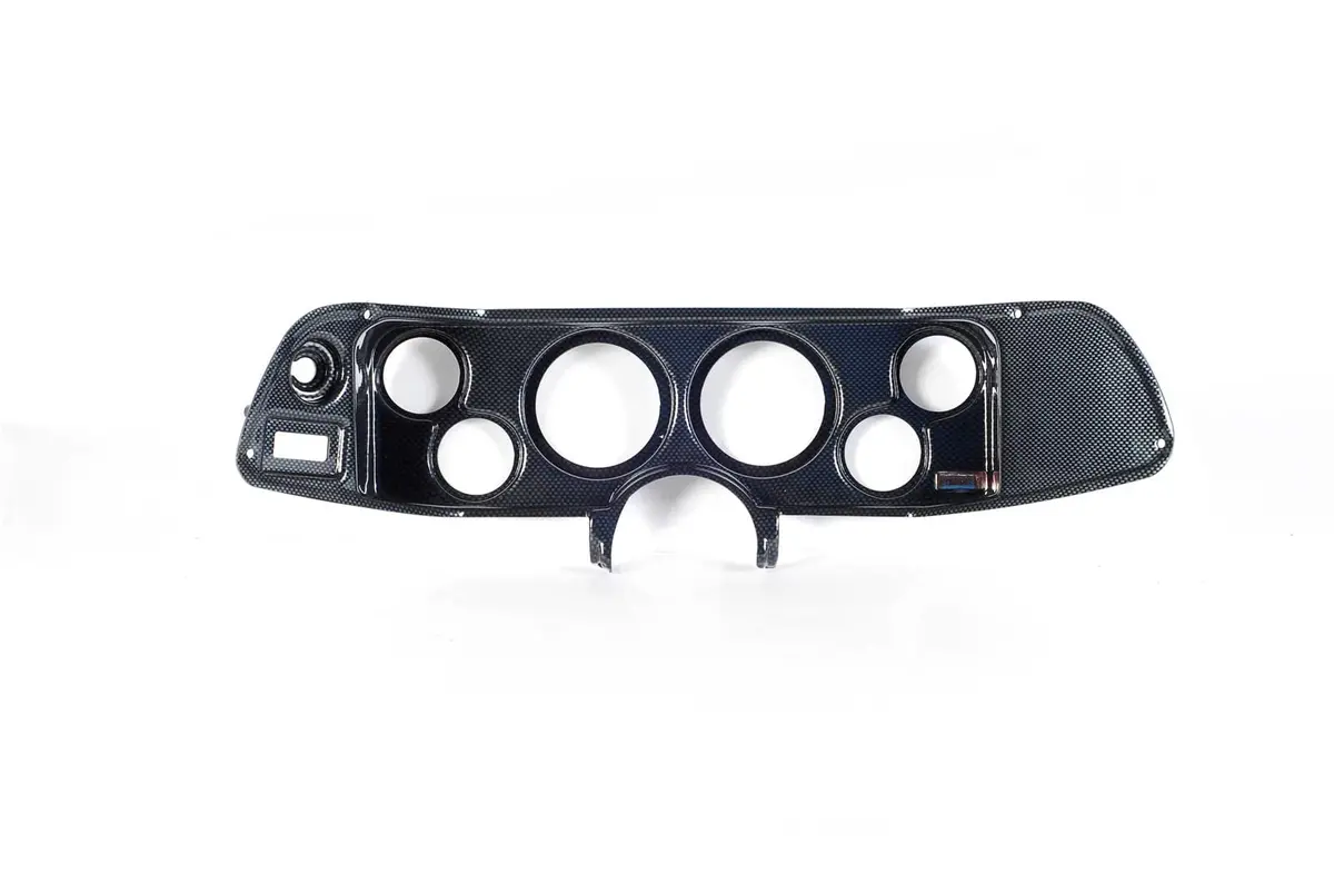 Classic Thunder Road Custom Dash Panel Featuring Autometer Gauges 1