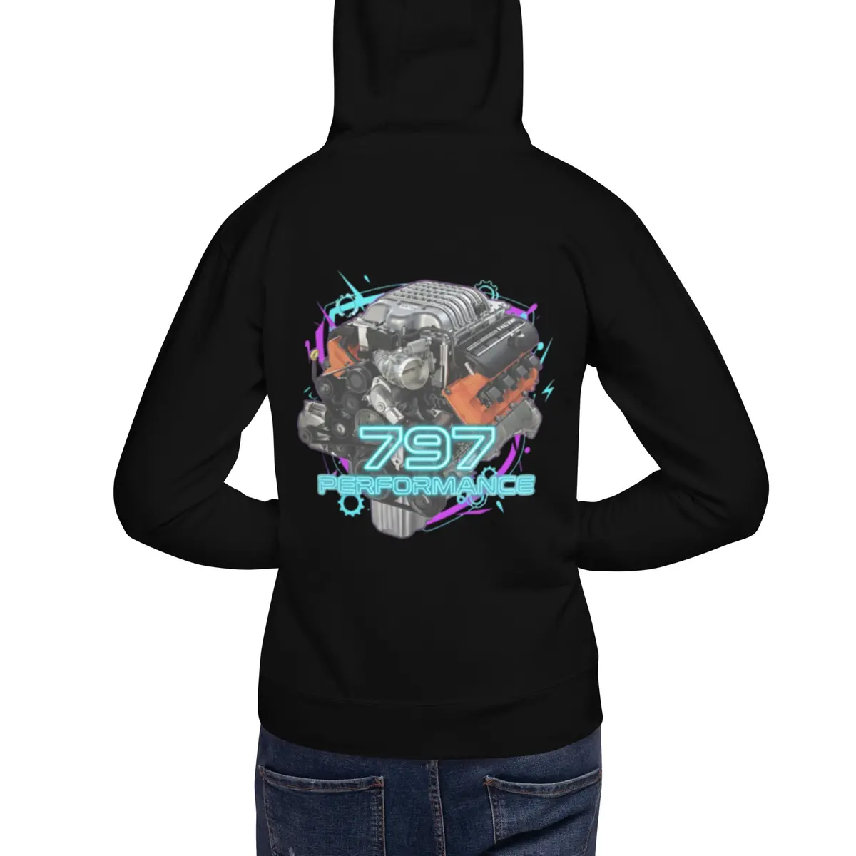 797 Performance "Retro" Hooded Sweat Shirt 1
