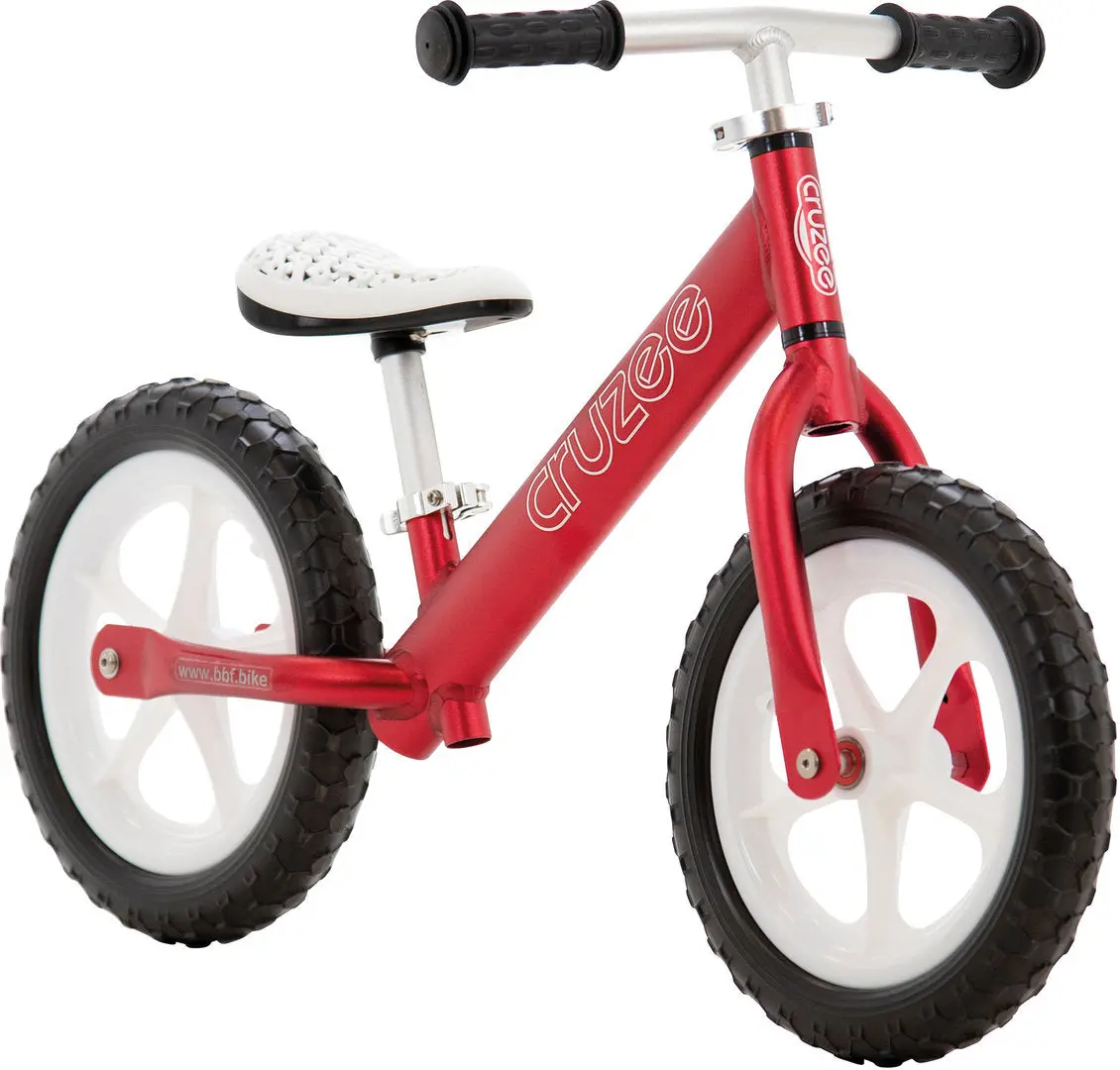 Cruzee Ultralite Balance Bike 12″ Red 1