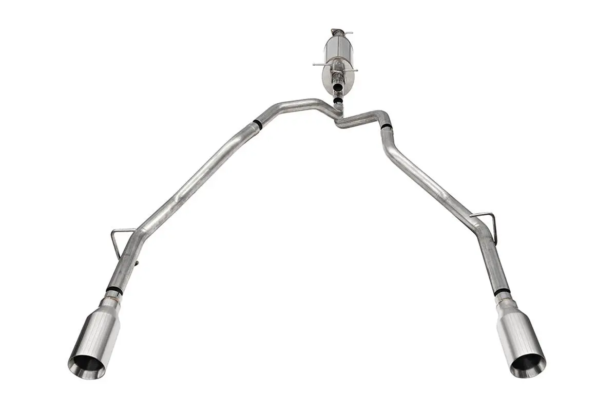 Corsa  25-26 Ram Twin Turbo 2.5In Stainless Steel Sport Cat-Back Dual Rear Exit 5.0In Polished Tip 1