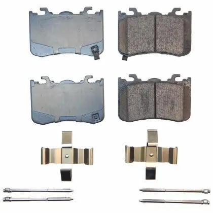 Power Stop 2024 Ford Mustang Rear Z17 Evo Ceramic Brake Pad W/Hardware 1