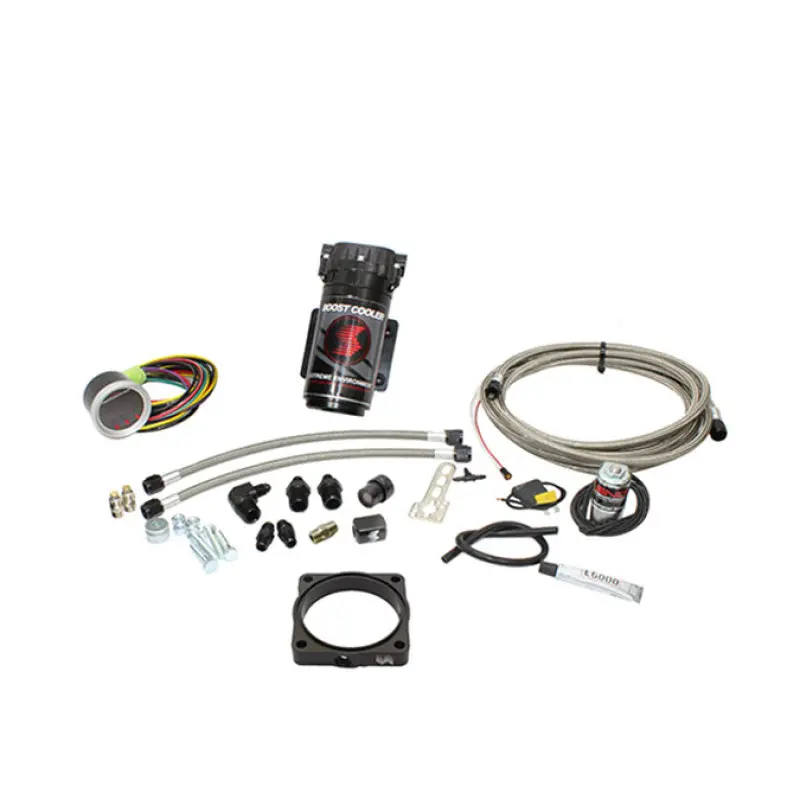 Snow Performance 08+ Charger Stg 2 Boost Cooler F/I Water Injection Kit (Ss Brded Line/4An) W/O Tank 1