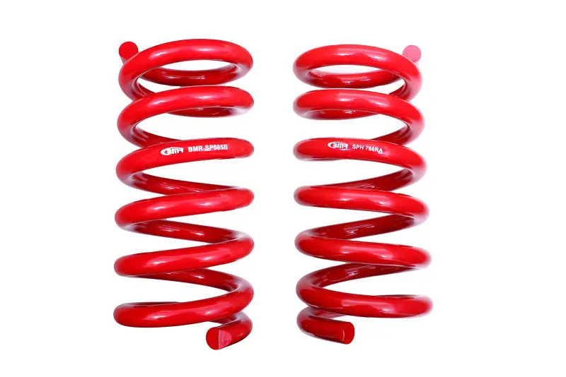 Bmr 18-20 S550 Mustang Gt Magneride/15-20 Gt350 Lowering Spring Set Of Rear Only - Red 2