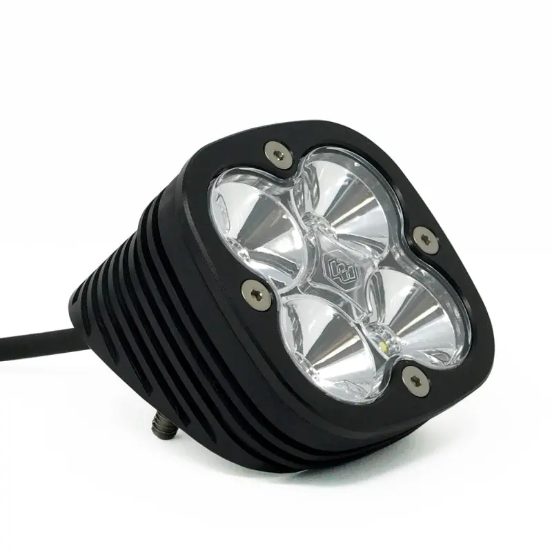 Baja Designs Squadron Sport Flush Mount Led Light Pod Angled Lens Work/Scene Pattern - Black/Clear 1